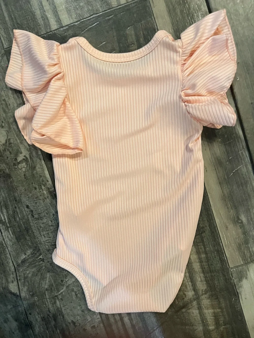 Ribbed Flutter-Sleeve Baby One-Piece Bodysuits - Multi Color Set